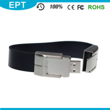 Clé USB en cuir chaud Bracelet USB pour cadeau promotionnel (EB072)